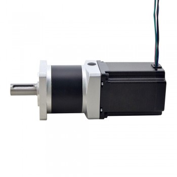 Motor Paso a Paso Nema 23 con Caja Reductora Planetaria 10:1 / 20:1 / 50:1 2.9 A Eje de Φ14 mm 57×57 mm