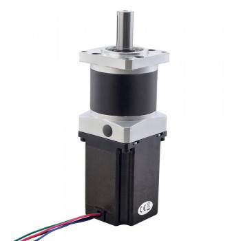 Motor Paso a Paso Nema 23 con Caja Reductora Planetaria 10:1 / 20:1 / 50:1 2.9 A Eje de Φ14 mm 57×57 mm