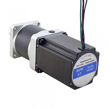Motor Paso a Paso Nema 23 con Caja Reductora Planetaria 10:1 / 20:1 / 50:1 2.9 A Eje de Φ14 mm 57×57 mm