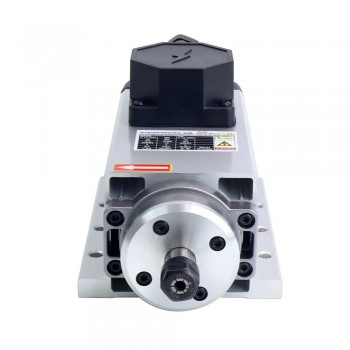 Kit de Husillo CNC 1.5 KW Refrigerado por Aire 24000 RPM 400 Hz ER11 con Variador de Frecuencia 2 HP