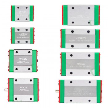 HIWIN Guias Lineales MGN7 MGN9 MGN12 MGW15 MGN/MGW Carros Guias Lineales