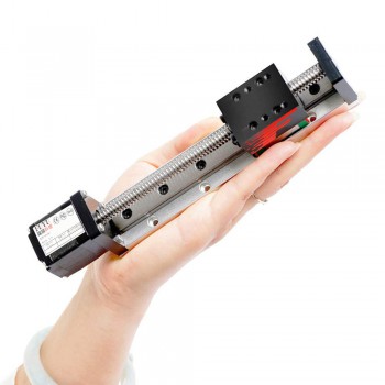 FSL30 Guias Lineales CNC Tornillo de Bola Riel Deslizante Lineal 50-300mm con Motor Paso a Paso Nema 14