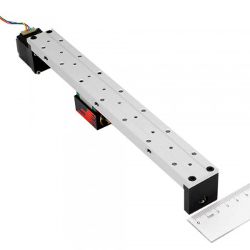 FSL30 Guias Lineales CNC Tornillo de Bola Riel Deslizante Lineal 50-300mm con Motor Paso a Paso Nema 14