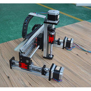 FSK40 Guias Lineales CNC Módulo Lineal XYZ con Guía Lineal Tipo Pórtico Recorrido X=100 mm, Y=100 mm, Z=50 mm