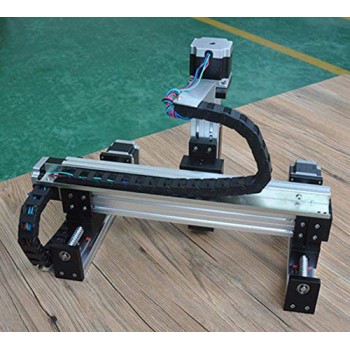 FSK40 Guias Lineales CNC Módulo Lineal XYZ con Guía Lineal Tipo Pórtico Recorrido X=100 mm, Y=100 mm, Z=50 mm