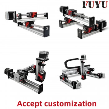 FSL40 Plataforma Lineal CNC con Guía y Husillo de Bolas Con Motor Paso a Paso Nema 23