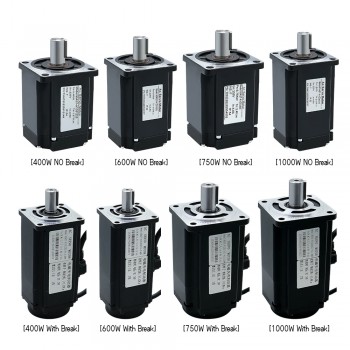 Kit de Motor Servo AC con Controlador 400 W / 600 W / 750 W / 1000 W 110 V / 220 V 1.27 a 3.8 N·m para CNC