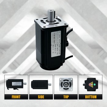 Kit de Motor Servo AC con Controlador 400 W / 600 W / 750 W / 1000 W 110 V / 220 V 1.27 a 3.8 N·m para CNC