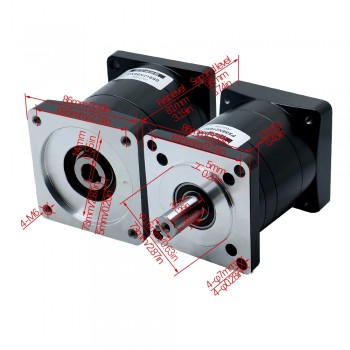 PX86 Reductor de velocidad de engranajes planetarios para motor paso a paso/servomotor Nema 34
