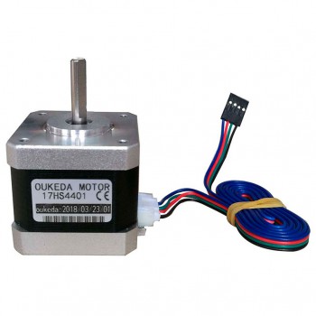 Oukeda Motor Paso a Paso NEMA 17 17HS44011.8° 45 N·cm 2 Fases para Impresora 3D y Robótica
