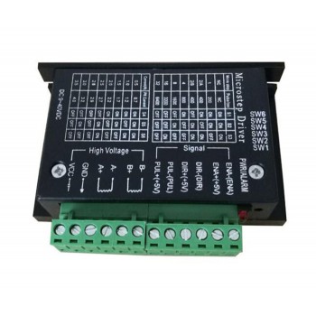 Oukeda Controlador TB6600 2 fases 9–40VDC 4A para motor paso a paso Nema 17, 23, 24