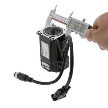 OUKEDA Motor Paso a Paso Nema 23 en Bucle Cerrado con Encoder 2 N·m, 1.8°, 2 Fases, Tamaño 57 × 57 mm