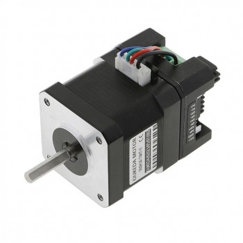 OUKEDA Motor Paso a Paso Integrado Nema 17 con Controlador 1.8° 0.44 N·m 1.68 A 2 Fases 12–40 VDC