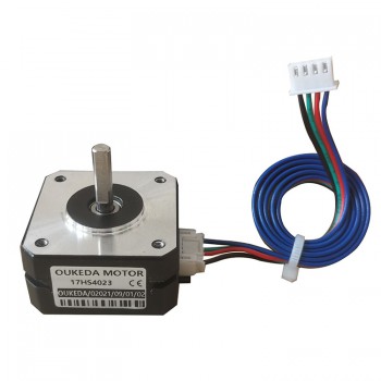Oukeda Motor Paso a Paso NEMA 17 1.8° 14 N·cm 1 A para Impresora 3D y Extrusor Titan
