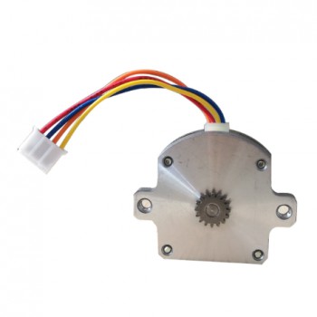 Oukeda Motor paso a paso plano Nema 11 con caja reductora 1.8° 2 fases 2.5Ncm 4 hilos