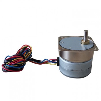 Oukeda Motor Paso a Paso PM con Imán Permanente y Caja Reductora 10:1 / 30:1 / 50:1 / 75:1 / 120:1 7.5° 24 V 4 Fases