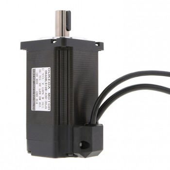 Oukeda Kit de Motor DC sin Escobillas + Controlador 300 W 24 V/48 V 3000 RPM 95.55 N·cm Trifásico