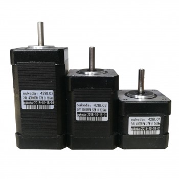 Oukeda Motor Eléctrico de CC sin Escobillas Trifásico 24 V 6.3–18.8 N·cm 4000 RPM