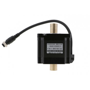 Oukeda Motor paso a paso Nema 34 bipolar eje hueco 1.8° 4.5Nm 6.0A 2.1V doble eje 4 hilos
