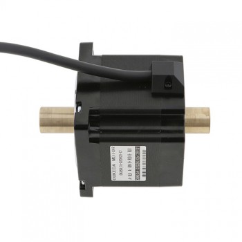 Oukeda Motor paso a paso Nema 34 bipolar eje hueco 1.8° 4.5Nm 6.0A 2.1V doble eje 4 hilos