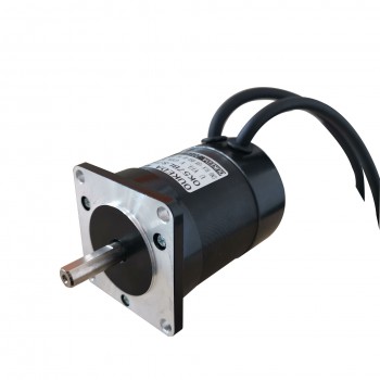 Oukeda Motor BLDC Bifásico Motor de CC sin Escobillas 24 V 22 N·cm 3000 RPM Φ57 mm