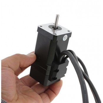 OUKEDA Motor Servo sin Escobillas Nema 17 en Bucle Cerrado con Encoder Óptico 3 Fases, 20 N·cm, 4 V, 64 W, 3000 RPM