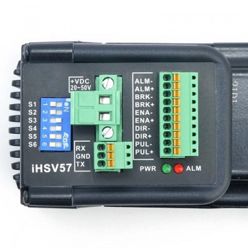 JMC Servomotor AC Nema 23 con Controlador Integrado y Freno 180 W 36 V 0.65 N·m 3000 RPM 60×60 mm