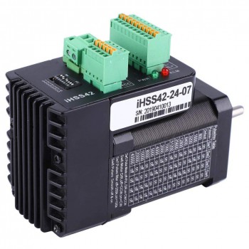JMC Motor Paso a Paso Integrado en Bucle Cerrado Nema 17 1.8° 0.7 N·m 24 V 2 Fases 42×42 mm Híbrido Tipo Servo