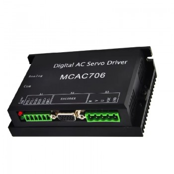 MCAC706 Driver Digital de Servomotor AC 200 W 6 A 20–70 V para Motor sin Escobillas