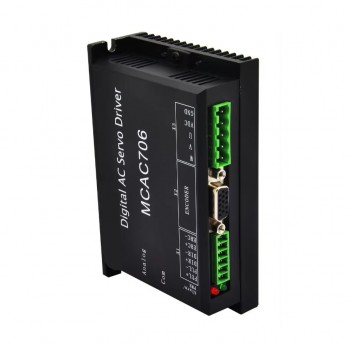 MCAC706 Driver Digital de Servomotor AC 200 W 6 A 20–70 V para Motor sin Escobillas