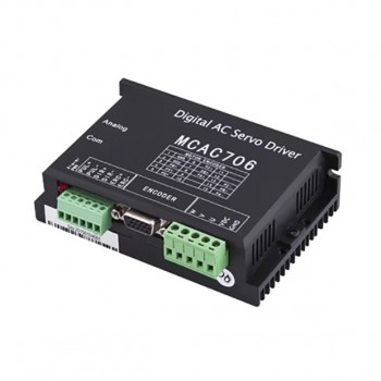 MCAC706 Driver Digital de Servomotor AC 200 W 6 A 20–70 V para Motor sin Escobillas