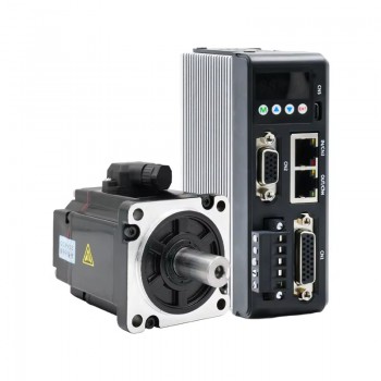 Kit de Motor Servo DC 200 W con Controlador 0.64 N·m 7.5 A 3000 RPM con Encoder de 1024 Líneas