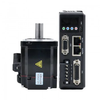 Kit de Motor Servo DC 200 W con Controlador 0.64 N·m 7.5 A 3000 RPM con Encoder de 1024 Líneas