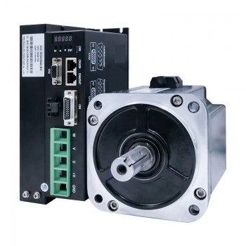 Kit de Motor Servo DC 1500 W con Controlador 48 V 4.78 N·m 3000 RPM con Encoder de 2500 Líneas