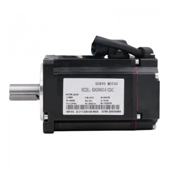 Motor Servo DC 400 W 48 V 1.27 N·m con Encoder de 1024 Líneas 60×60 mm