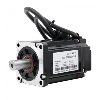 Motor Servo DC 400 W 48 V 1.27 N·m con Encoder de 1024 Líneas 60×60 mm