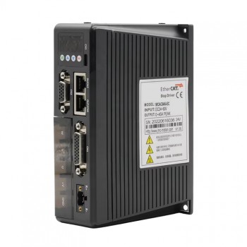 Kit de Motor Servo DC 750 W con Controlador 2.39 N·m 48 V con Encoder de 1024 Líneas 80×80 mm