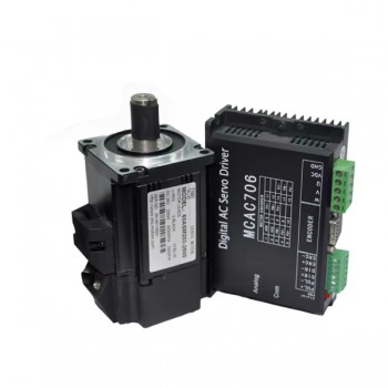 Kit de Motor Servo DC 200 W con Controlador 36 V 0.63 N·m 3000 RPM con Encoder de 2500 Líneas 60×60 mm