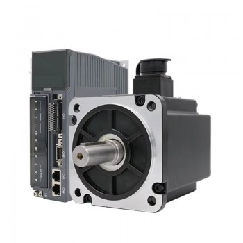 Kit de servomotor y controlador de CA de 1500 W con freno y codificador magnético absoluto de 17 bits, 4,78 Nm, 5,6 A, 130 x 130 mm