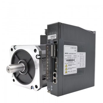 Kit de Motor Servo AC 2.3 kW + Controlador 14.64 N·m 1500 RPM 12.3 A con Encoder Absoluto de 17 Bits