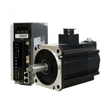 Kit de Motor Servo AC 2000 W con Freno 9.55 N·m 2000 RPM 10.2 A con Encoder Absoluto de 17 Bits