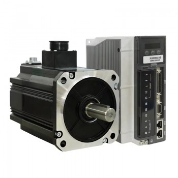 Kit de Motor Servo AC 2000 W con Freno 9.55 N·m 2000 RPM 10.2 A con Encoder Absoluto de 17 Bits