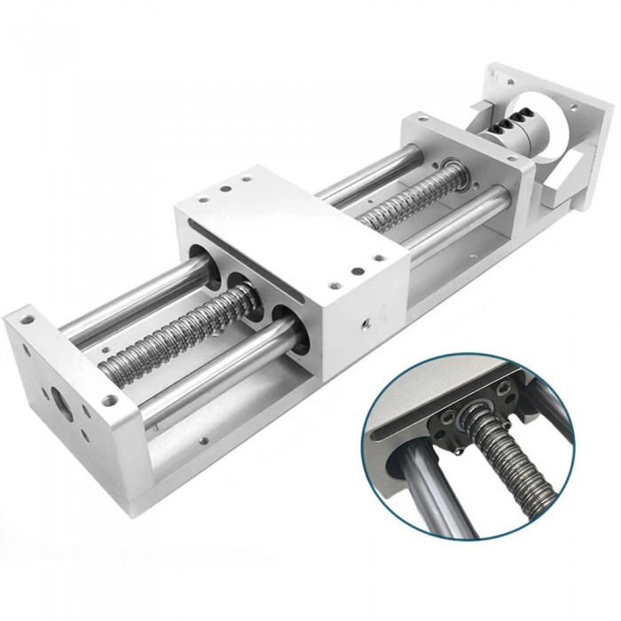 Mesa Deslizante CNC Ejes XYZ con Guía de Carril Lineal, Compatible con Motores Nema23/34 Mesa Deslizante CNC Ejes XYZ con Guía de Carril Lineal, Compatible con Motores Nema23/34