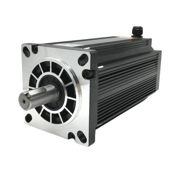 Motor Paso a Paso Nema 42 110mm 3 Fases 12/16/20Nm 1.2° con Eje Chavetero para Fresadora CNC Industrial