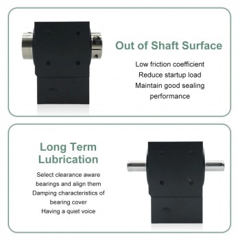 Reductor de Ángulo Recto (Engranaje Cónico) para Motor Paso a Paso NEMA34 / Servomotor 80mm