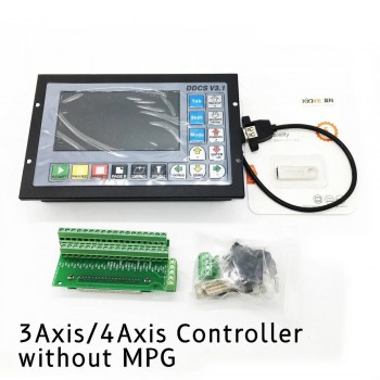 Controlador de Movimiento CNC Autónomo DDCS V3.1 3/4 Ejes, Control Numérico Offline 500 kHz