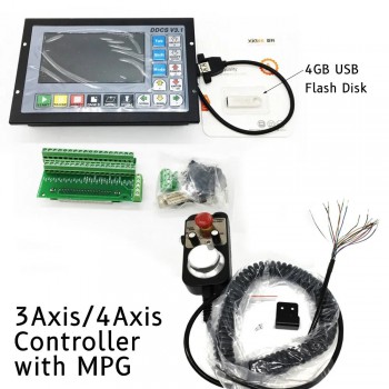 Controlador de Movimiento CNC Autónomo DDCS V3.1 3/4 Ejes, Control Numérico Offline 500 kHz