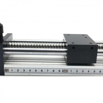 Etapa Lineal Manual GGP5080 con Guía Lineal, Husillo a Bolas y Volante para Módulo de Movimiento CNC