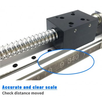 Módulo Lineal Mini Manual DXG6042 con Husillo a Bolas, Mesa Deslizante CNC y Volante de Posicionamiento Lineal