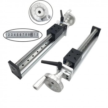 Módulo Lineal Mini Manual DXG6042 con Husillo a Bolas, Mesa Deslizante CNC y Volante de Posicionamiento Lineal